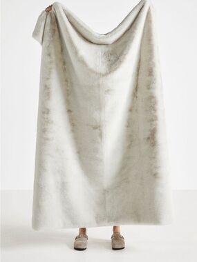 Sophie Faux Fur Throw Blanket